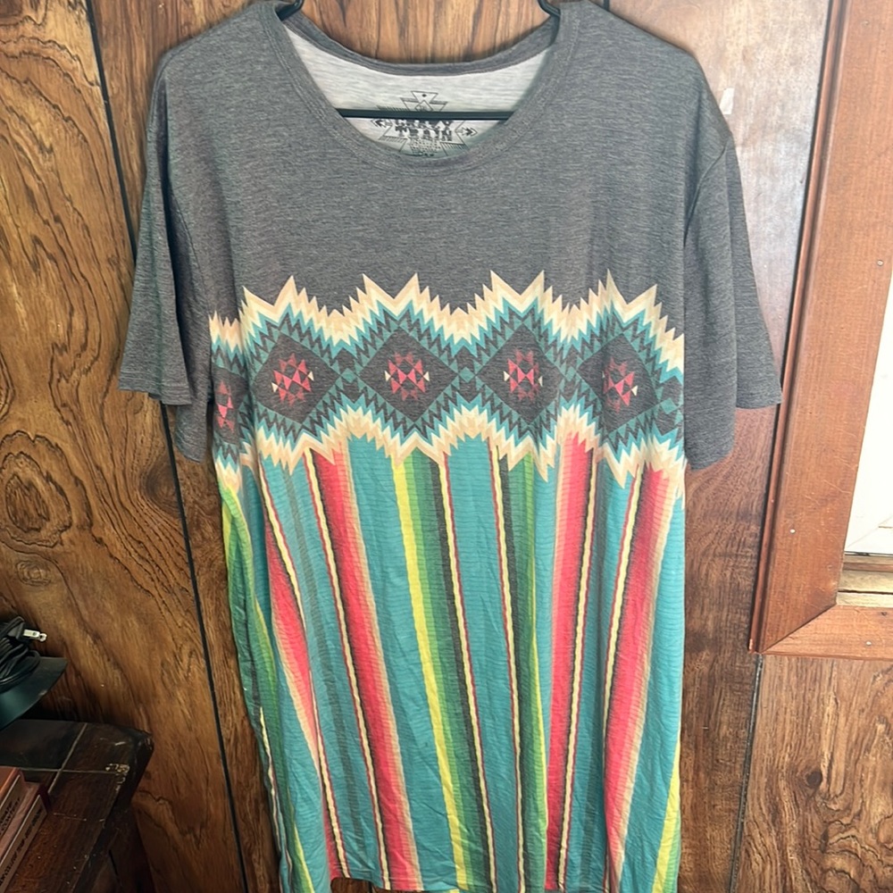 NWOT Crazy Train Southwestern Serape Tunic 3X